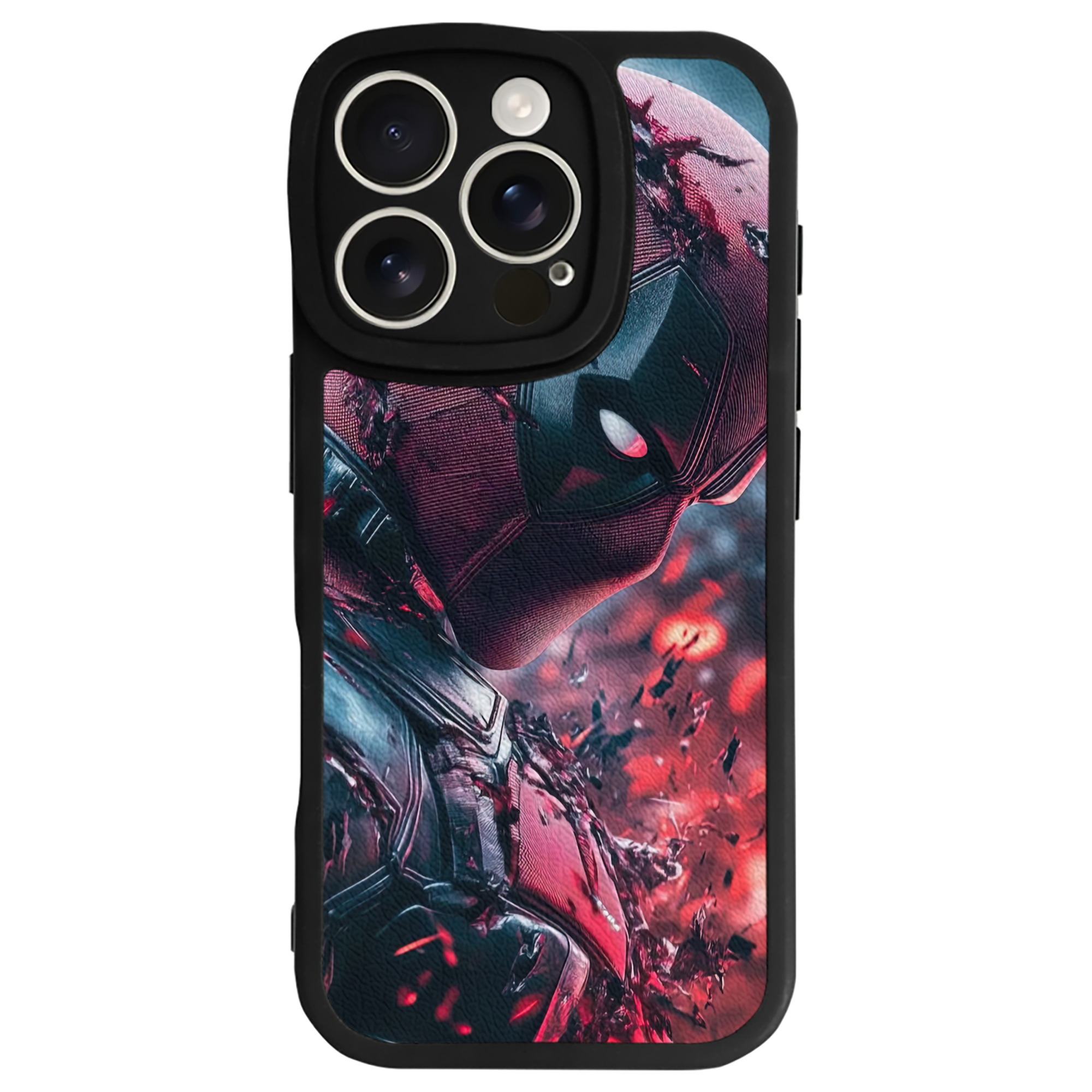 （画像用） Deadpool デッドプール 【iPhone 16シリーズ対応】シリコンスマホケース（レザー調） 材質：シリコン